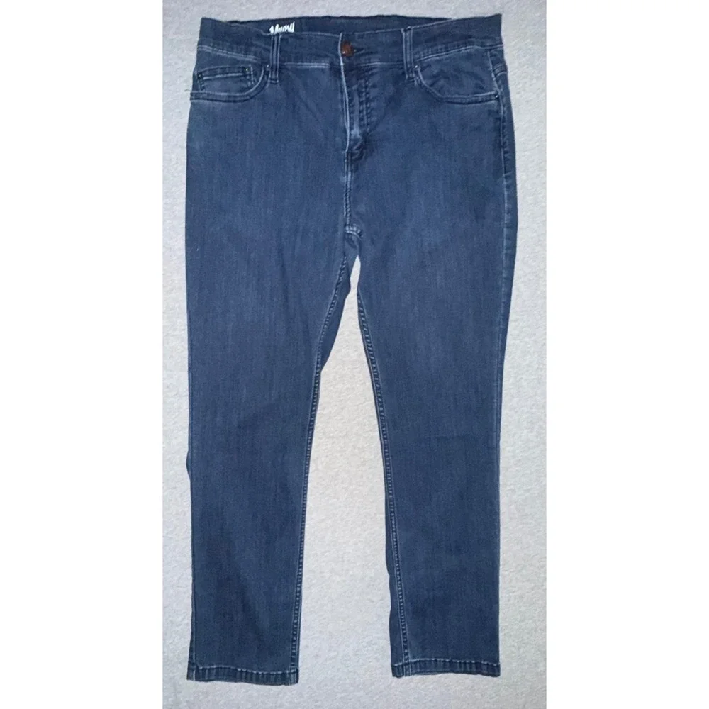 Mugsy Mens Studio Blues Slim Stretchy Jeans Size 35x30 Buttery Soft Streetwear